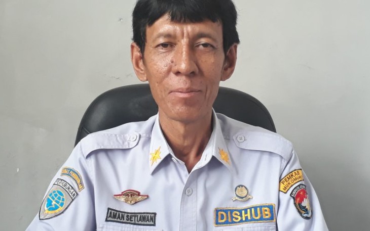 Kabid Perhubungan Aman Setiawan 
