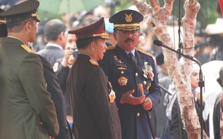 Panglima TNI hadiri Pemakaman  Presiden RI Ke 3 di TMPN Kalibata