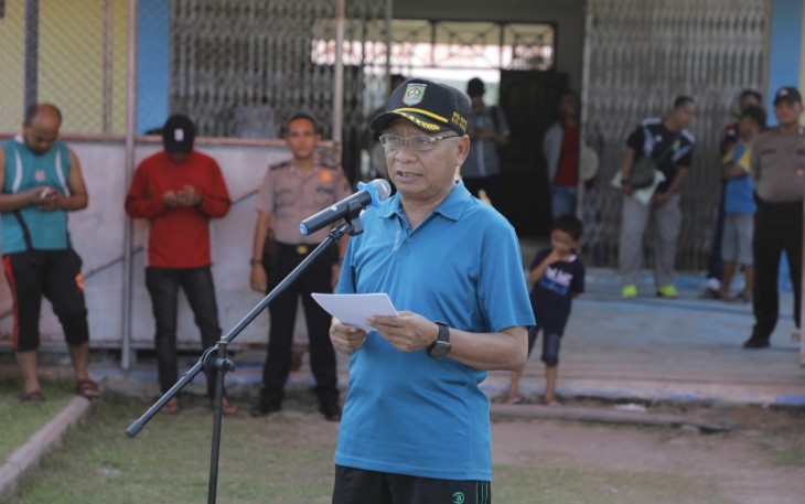 Plt Bupati Asahan Buka Liga Sepak Bola Waspada 2019