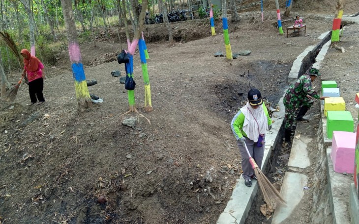 Destinasi Wisata Pemancingan Siap Digunakan di Pra TMMD 106 Kodim Cilacap