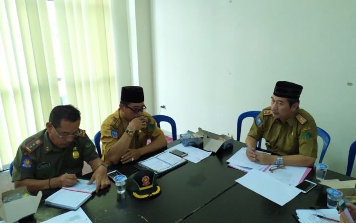 Kepala Diskominfo Rejang Lebong Dodi Sahdani S Sos MSI Pimpin Rapat 