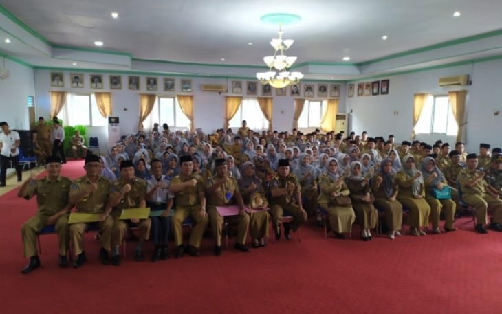 393 Aparatur Sipil Negara  Pemerintah Kabupaten Rejang Lebong Terima Surat Keputusan Kenaikan Pangkat 