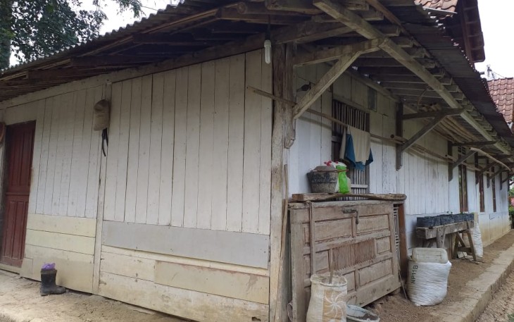 Keadaan Rumah Sahidin di Pra TMMD 106 Cilacap yang Memprihatinkan