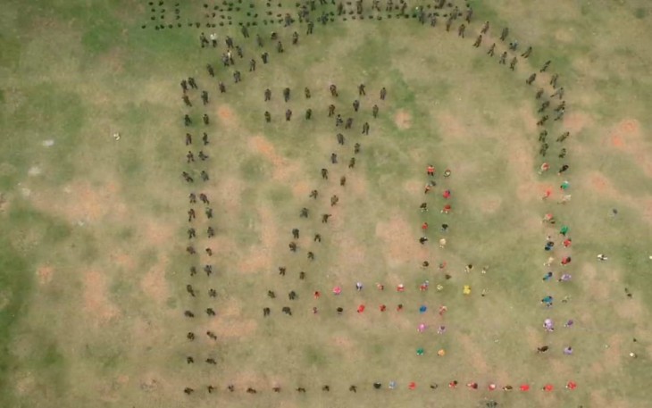 Persiapan jelang upacara HUT TNI di Labuhanbatu