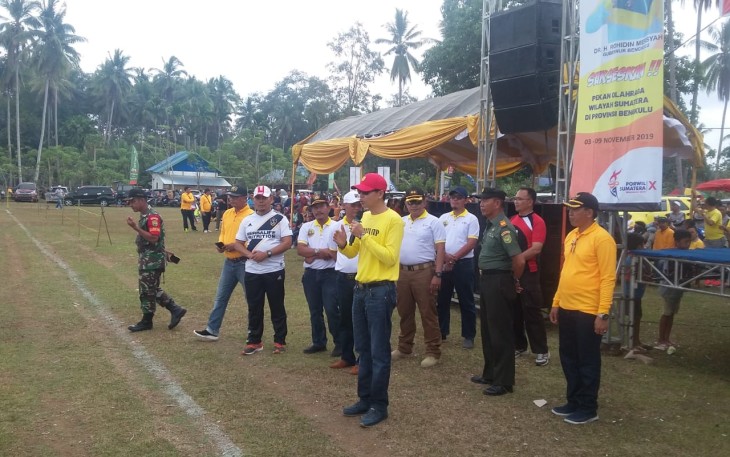 Bupati Kaur saat memberikan arahan