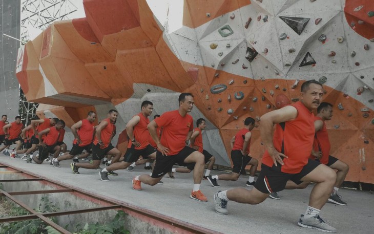 Kodim Surakarta Gelar Lari Aerobik