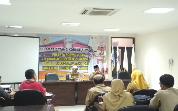 Rakor panitia Porwil bersama perbankan