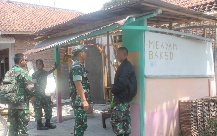 Kasdim 0703 Cilacap Tinjau Rehab RTLH