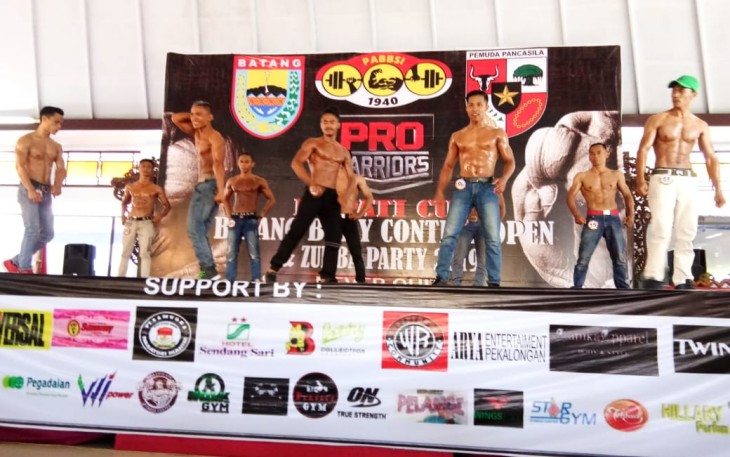 Atlet Binaraga Batang Meriahkan Body Contest
