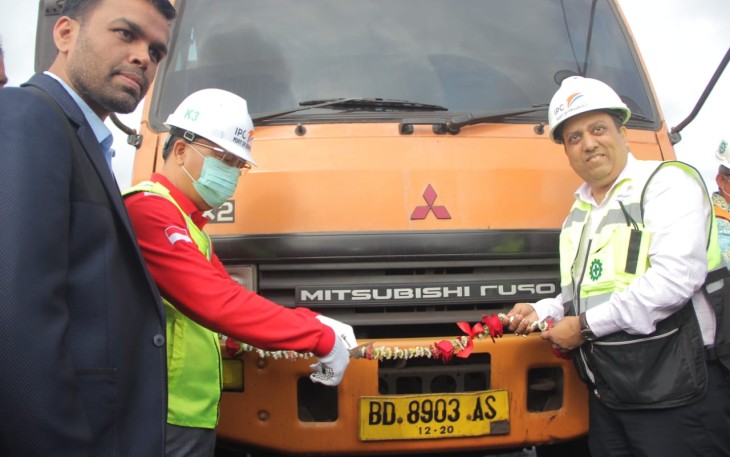 Gubernur Rohidin Lepas Ekspor 55 Ribu Ton Batu Bara Ke India