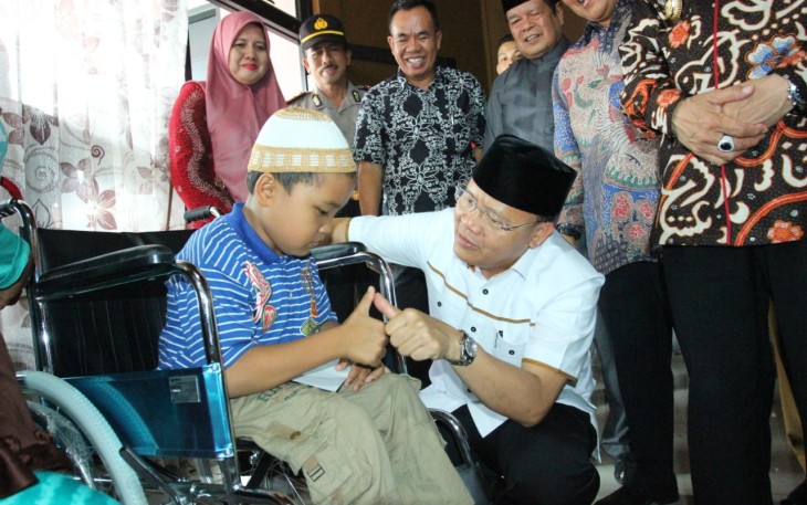 Gubernur Bengkulu Rohidin Mersyah Dalam Acara Launcing Aplikasi e-PANA BERBAKAT
