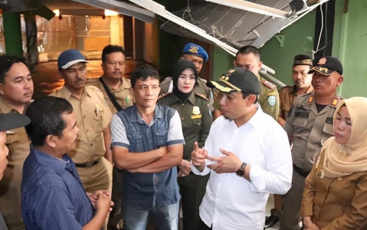 Wakil Wali Kota Bengkulu Dedy Wahyudi Sidak di Pasar Tradisional Modern