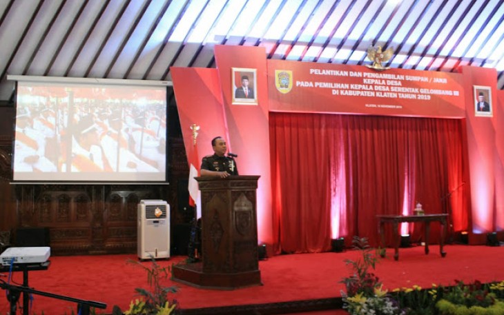 Dandim Klaten Letkol Kav Minarso SIP