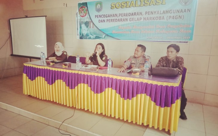 Sosialisasi Bahaya Narkoba Desa Pengubaian