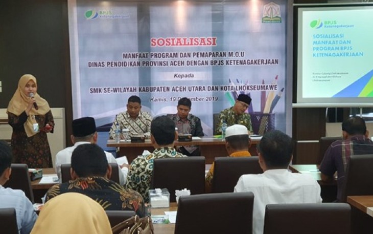 Sosialisasi manfaat program BPJS Ketenagakerjaan