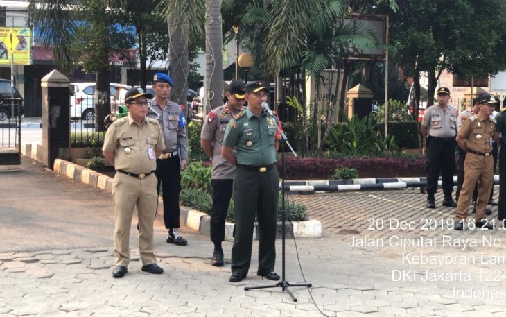 3 Pilar Kebayoran Lama Gelar Apel Oprasi Lilin Jelang Natal dan Tahun Baru