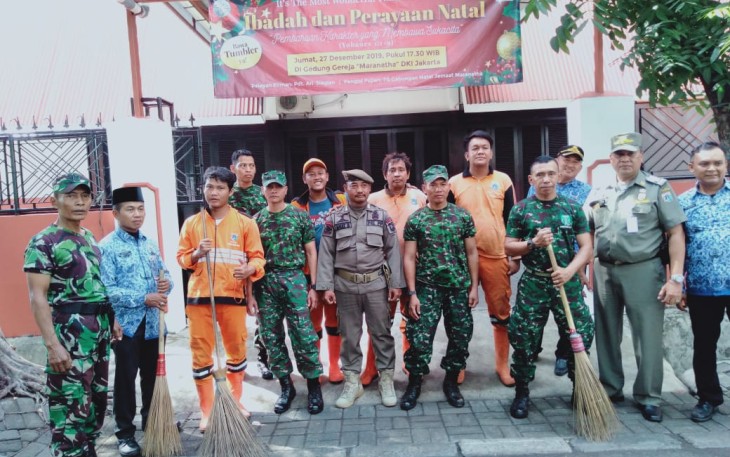 Kepedulian Koramil 08/Johar Baru Terhadap Warga Binaan Yang Merayakan Natal