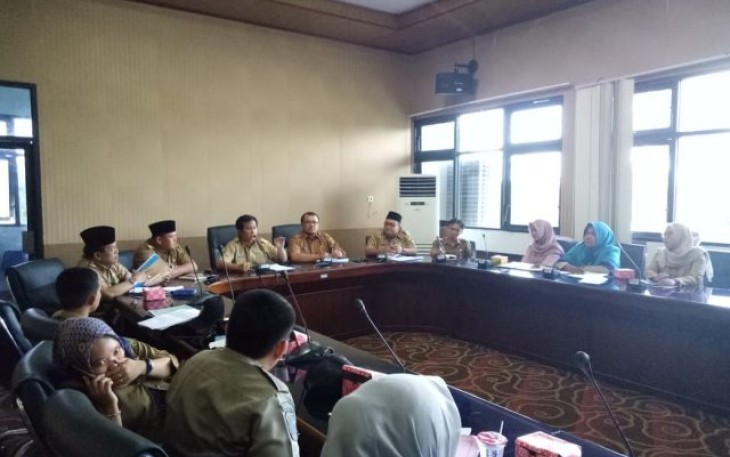 Sekretaris Daerah Bengkulu Selatan Yudhi Satria SE MM Pimpin Rapat Pemantapan Tim Pengelola Statistik Sektoral Bengkulu Selatan 