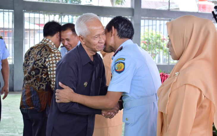 Wakil Bupati Rejang Lebong Iqbal Bastari Hadiri Sertijab  Kepala Lapas Kelas II A Curup