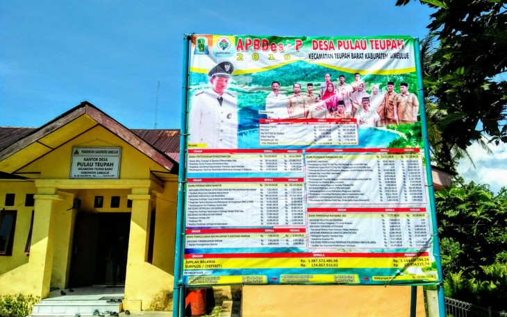 Kantor Desa Pulau Teupah