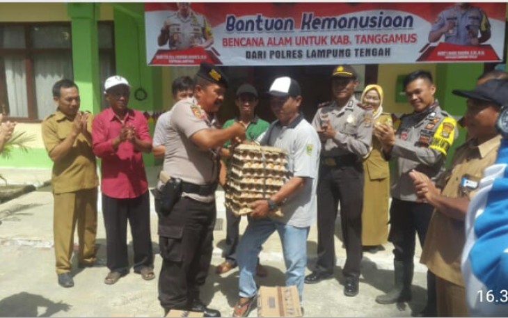 Kapolres Lamteng salurkan Bantuan