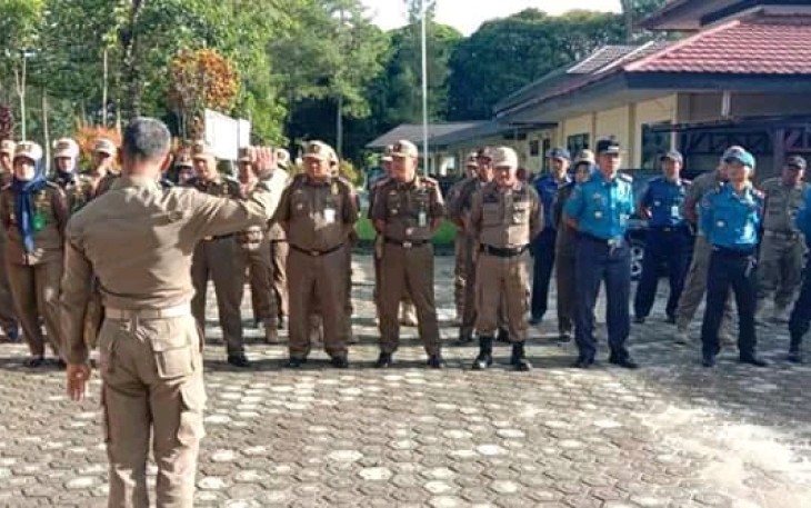 Apel Rutin Satpol PP Lampung Barat 