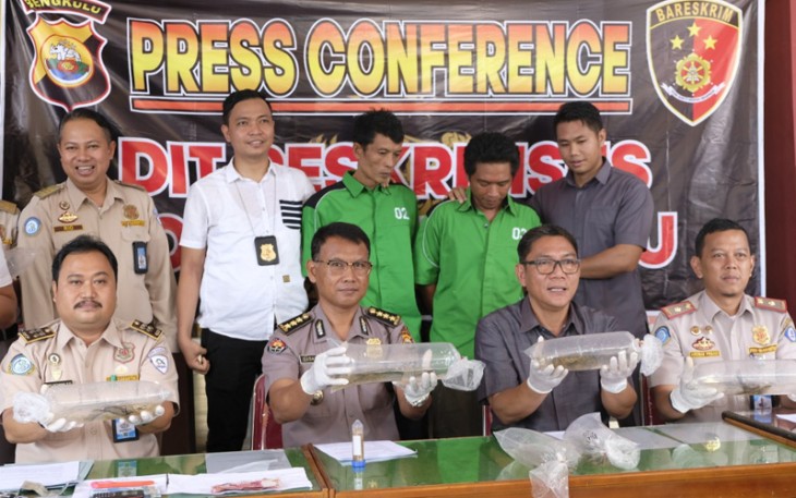 Press Conference Polda Bengkulu