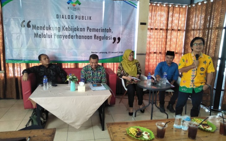 Dialog Terbuka Gerakan Pemuda Milenial Lampung