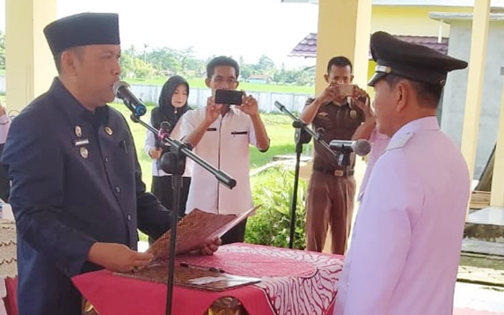 Posesi pelantikan Pjs Kades Desa Srimulyo