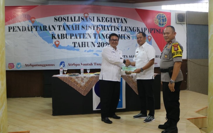 ATR/BPN Tanggamus Sosialisasikan Program PTSL Tahun 2020