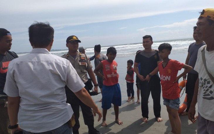 Pasca kejadian aparat melakukan peninjauan lokasi 