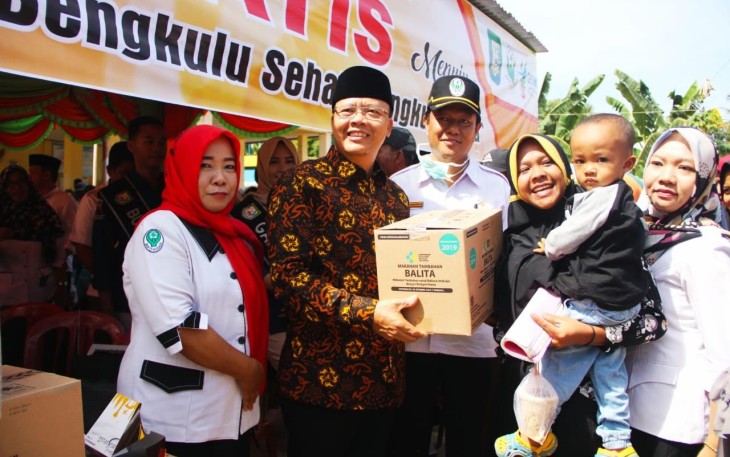 Gubernur Bengkulu Rohidin Mersyah saat berada di Seluma