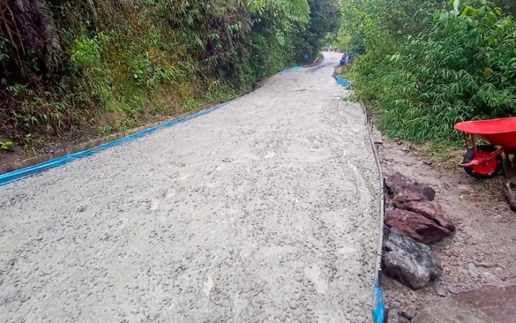 Pengecoran Jalan di Nagori