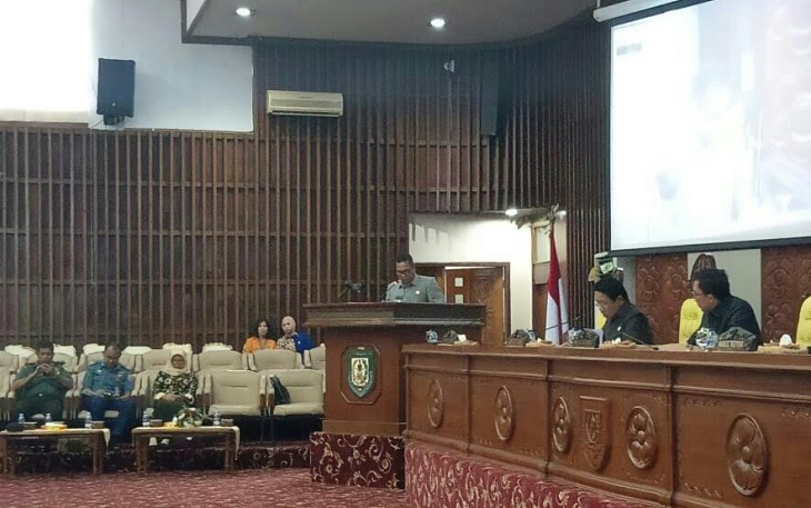Wakil Gubernur Bengkulu Dedy Ermansyah sampaikan Nota Penjelasan Gubernur Bengkulu atas Tiga Raperda 