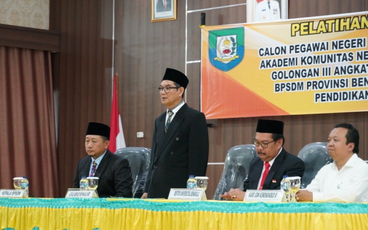 Asisten III Bidang Administrasi Umum Setda Provinsi Bengkulu Gotri Suyanto