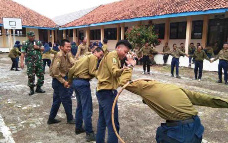 TNI di Brebes Bentuk Mental dan Karakter Anak Bangsa