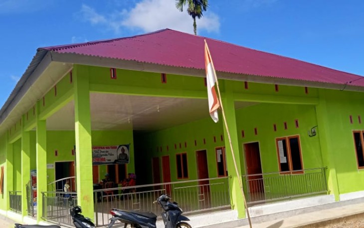 Balai Desa yang selesai di Bangun
