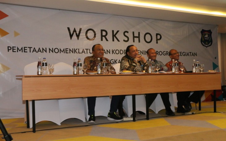 Workshop Pemetaan Nomenklatur dan Kode Rekening Program/Kegiatan Perangkat Daerah di Lingkungan Pemerintah Kota Tegal