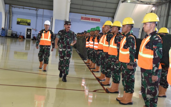 Panglima TNI Berangkatkan Satgas Garuda Karhutla ke Australia
