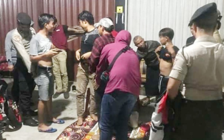 Polres Oku Timur Gelar Razia Gabungan