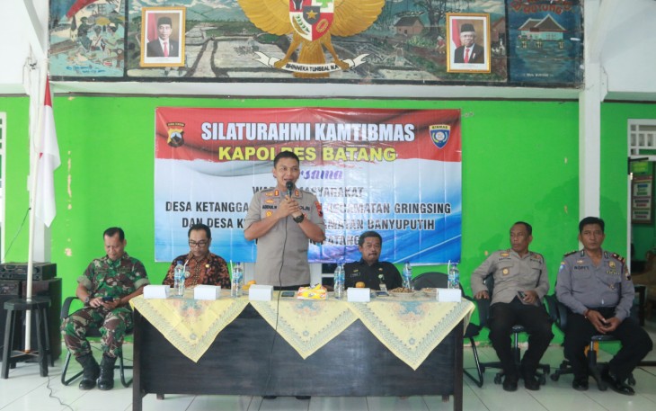 Kapolres Ajak Masyarakat Wujudkan Kabupaten Batang Aman dan Guyub Rukun