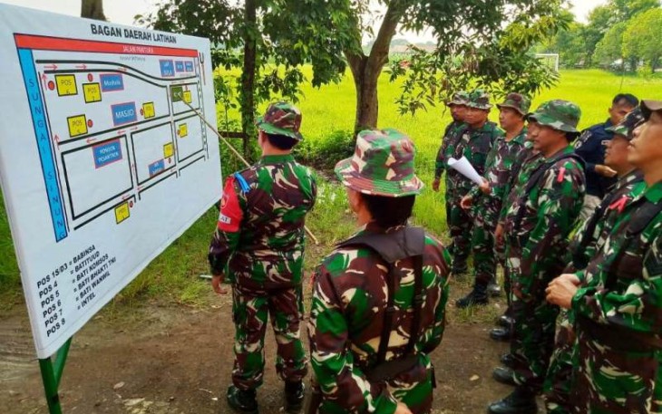 Prajurit Brebes Diuji Kemampuan Jabatannya