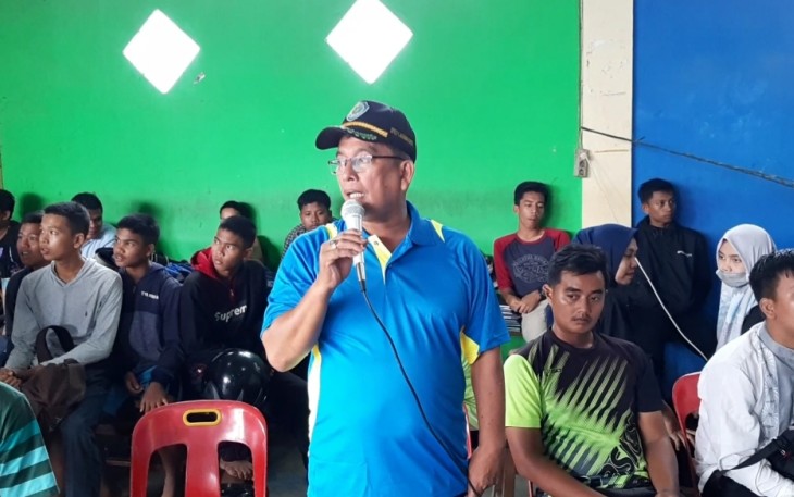 Ir Dapit Siregar saat membuka secara resmi turnamen