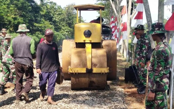 Proyek Andalan TMMD Reguler Pekalongan Terus Dikebut