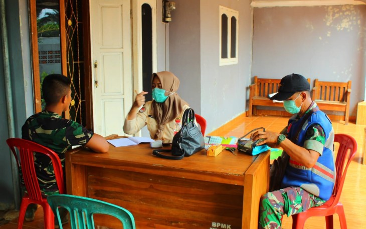 Satgas TMMD 107 Kodim Depok Rutin Periksa Kesehatan