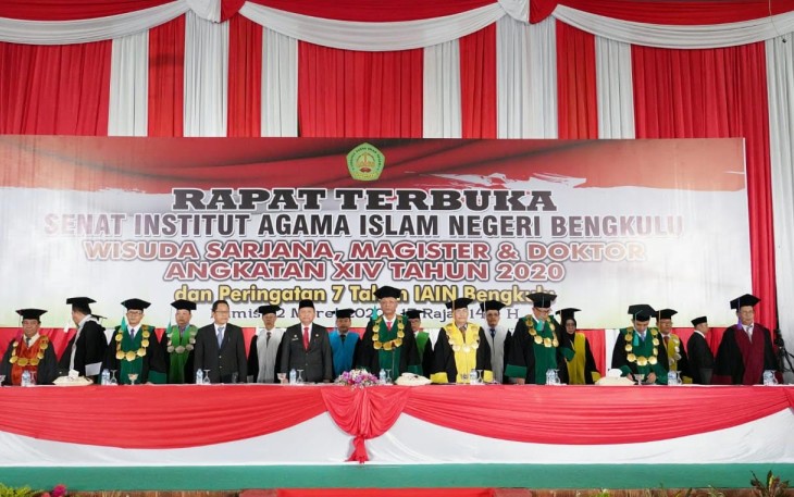 Wisuda angkatan ke XIV tahun 2020 IAIN Bengkulu