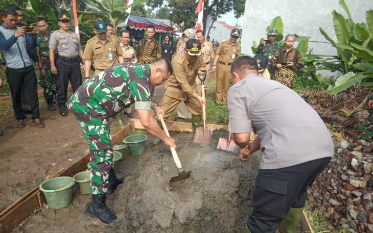Walikota dan Dandim Terjun Langsung Ke Lokasi TMMD 