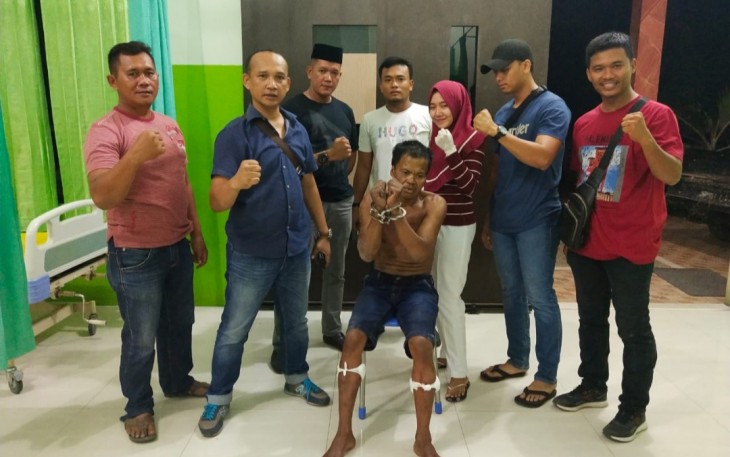 Jiweng saat dilumpuhkan