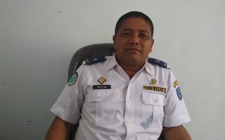 Kepala Bidang Lalulintas dan Angkutan Dinas Perhubungan Kabupaten Bengkulu Utara Setyo Aji