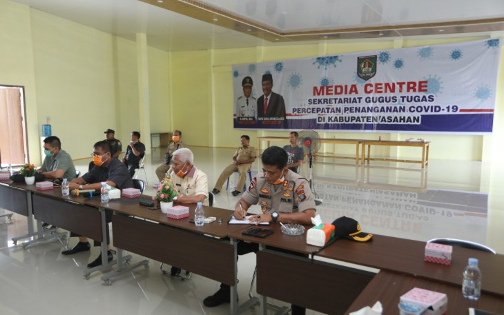 Tim Gugus Tugas Asahan Gelar Rapat Penanganan Covid-19